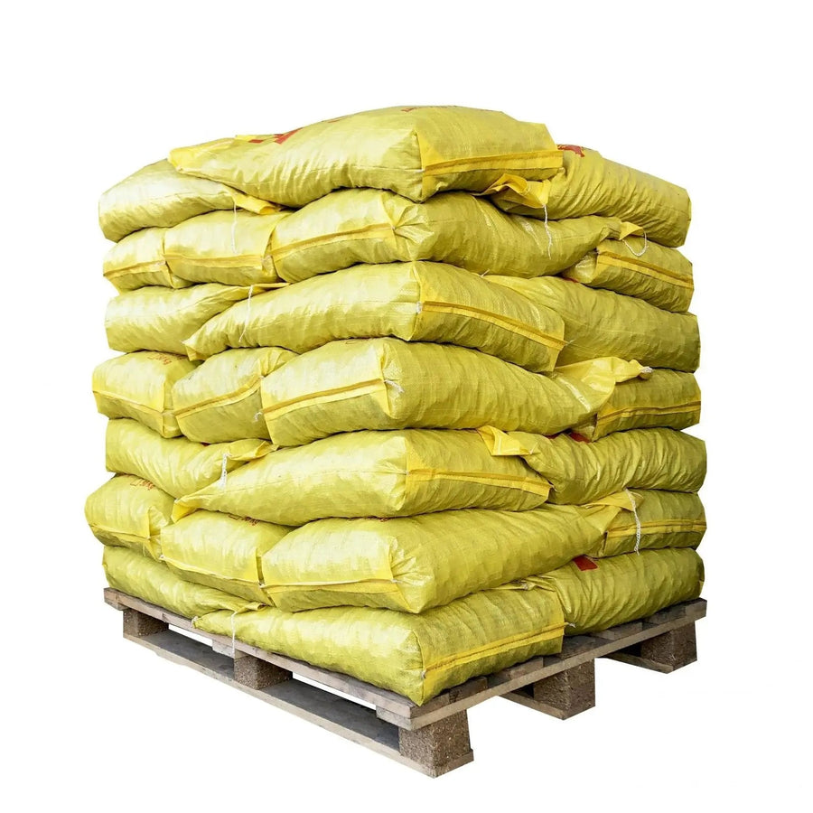 100 % Anthrazitkohle A12–22 mm – Palette mit 40 Säcken à 25 kg