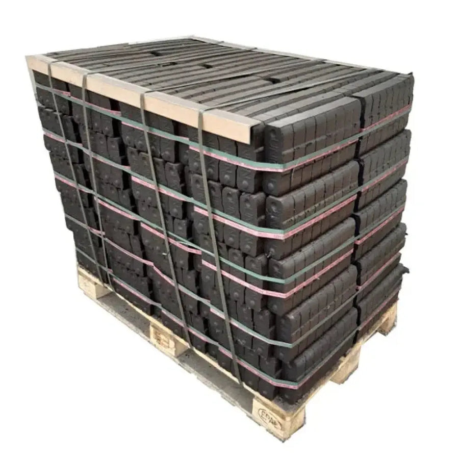 Braunkohlebriketts 1000 kg (40 x 25 kg) – Palette Heizbriketts