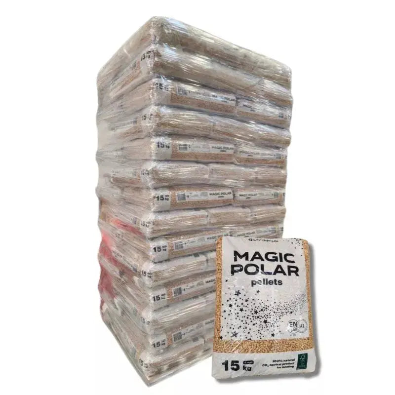 MAGIC POLAR Holzpellets EN Plus A1 – 70 Säcke Palette