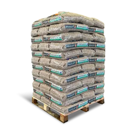 Piveteau HP+ Holzpellets 15 kg – 72 Säcke – ENplus A1 & DINplus