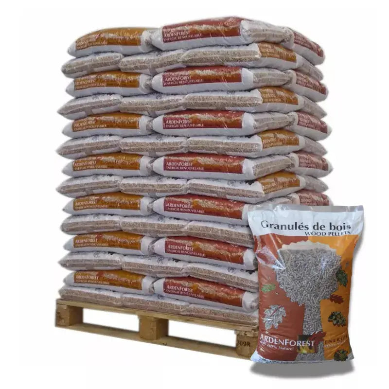 Ardenforest Holzpellets DIN Plus – Palette 70 Säcke à 15 kg