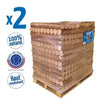 Holzbriketts WOODSTOCK – 104 Packungen mit je 5 Holzbriketts (2 Paletten)