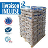 WOODSTOCK Holzpellets – 2 Paletten mit 132 Säcken à 15 kg