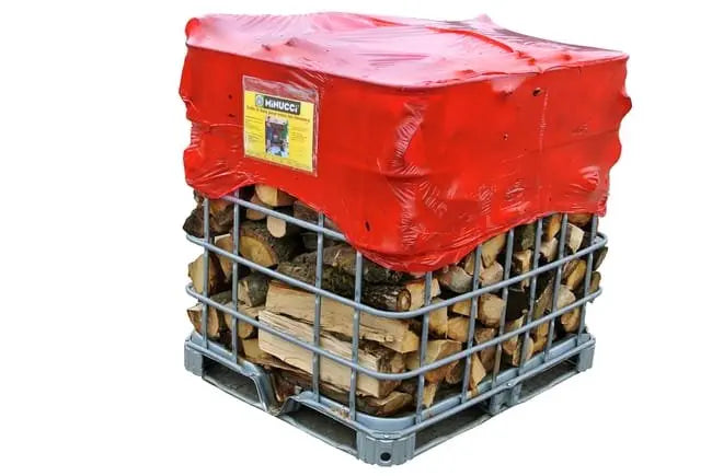 MINUCCI Brennholz 33 cm – 1,7 Ster – Laubhartholz zum Nachtrocknen