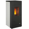 Estufa de pellets estanque Vulcano Silenzio – 9,2 Kw - Preto