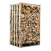Trockenes Eichen-, Buchen- und Kastanien-Brennholz 30 cm – 3 Ster – 2,1 m³ auf Palette